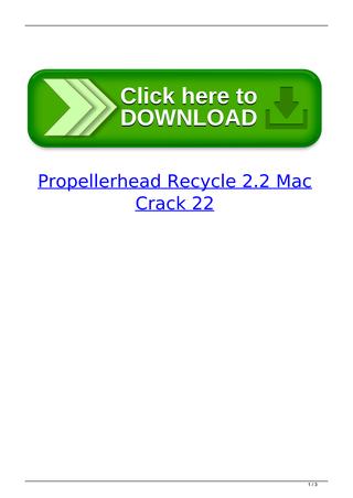 Recycle download mac free